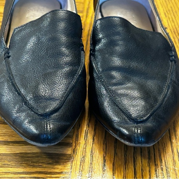 Franco Sarto Starland Black Leather Loafter Pointed Toe Size 10 - Picture 3 of 10
